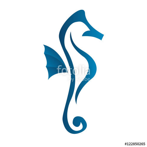 500x500 Seahorse Vector Stock Image And Royalty Free Vector Files On