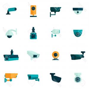 300x300 Security Camera Icon Stock Vector Alarm Arenawp