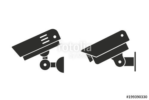 500x334 Security Camera Vector Icon. Stock Image And Royalty Free Vector