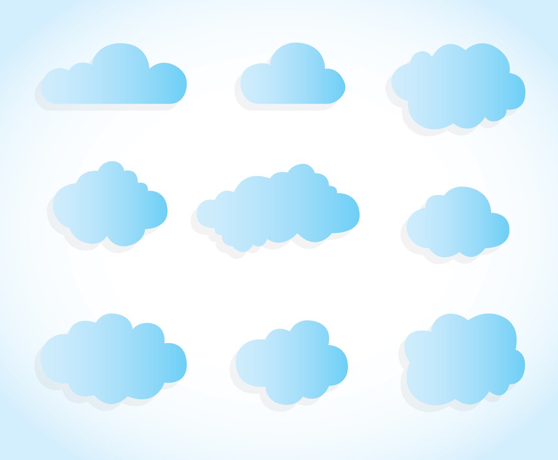 1136x936 Cloud Vector Sets Vector Art Amp Graphics