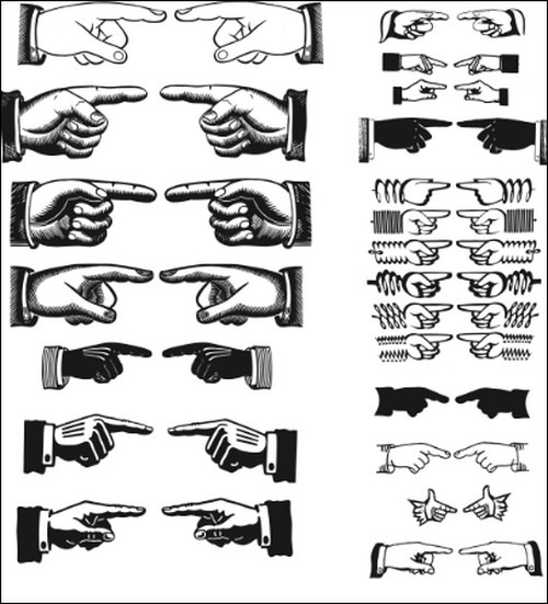 500x551 50 Useful Hand Vector Sets