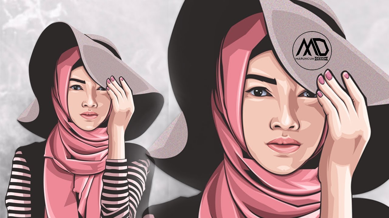 1280x720 Vector Portrait