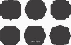 235x150 Vector Shapes Inspirational Blank Vector Label Shapes Free Vector