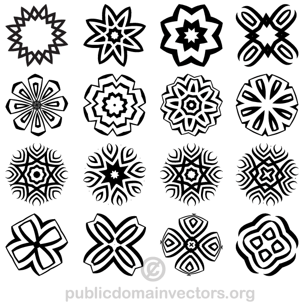 600x600 Free Decorative Geometric Shapes Vector Illustrator Psd Files
