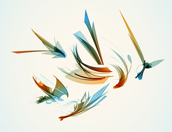 600x460 Royalty Free Abstract Vector Shapes