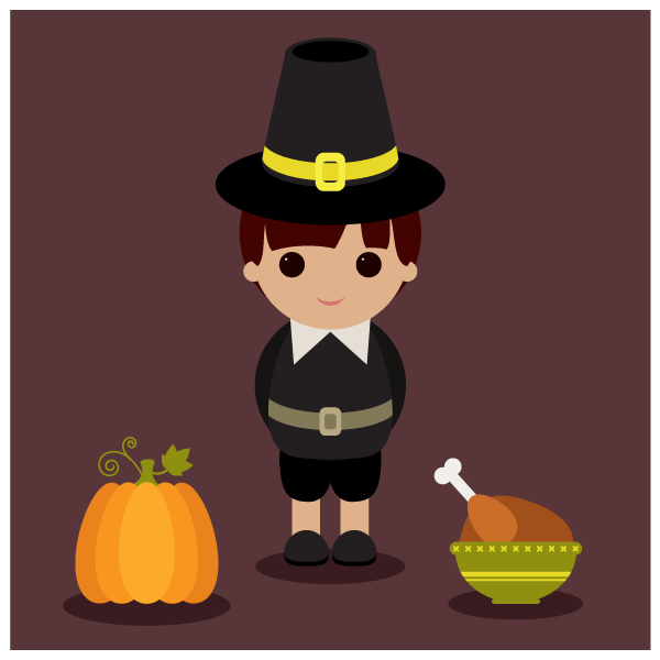 600x600 Create A Thanksgiving Illustration With Basic Shapes Using Illustrator