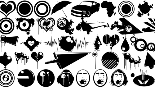 500x280 Cg Designer Useful Photoshop Custom Shapes Set