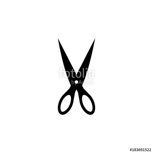 500x500 Scissors Icon. Office Supplies Icon. Premium Quality Graphic