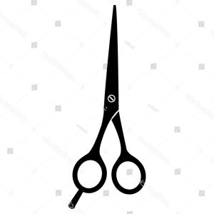 300x300 Barber Scissors Vector Icon On White Sohadacouri