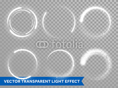 400x300 Light Flash Circle And Star Shine Effect On Vector Transparent
