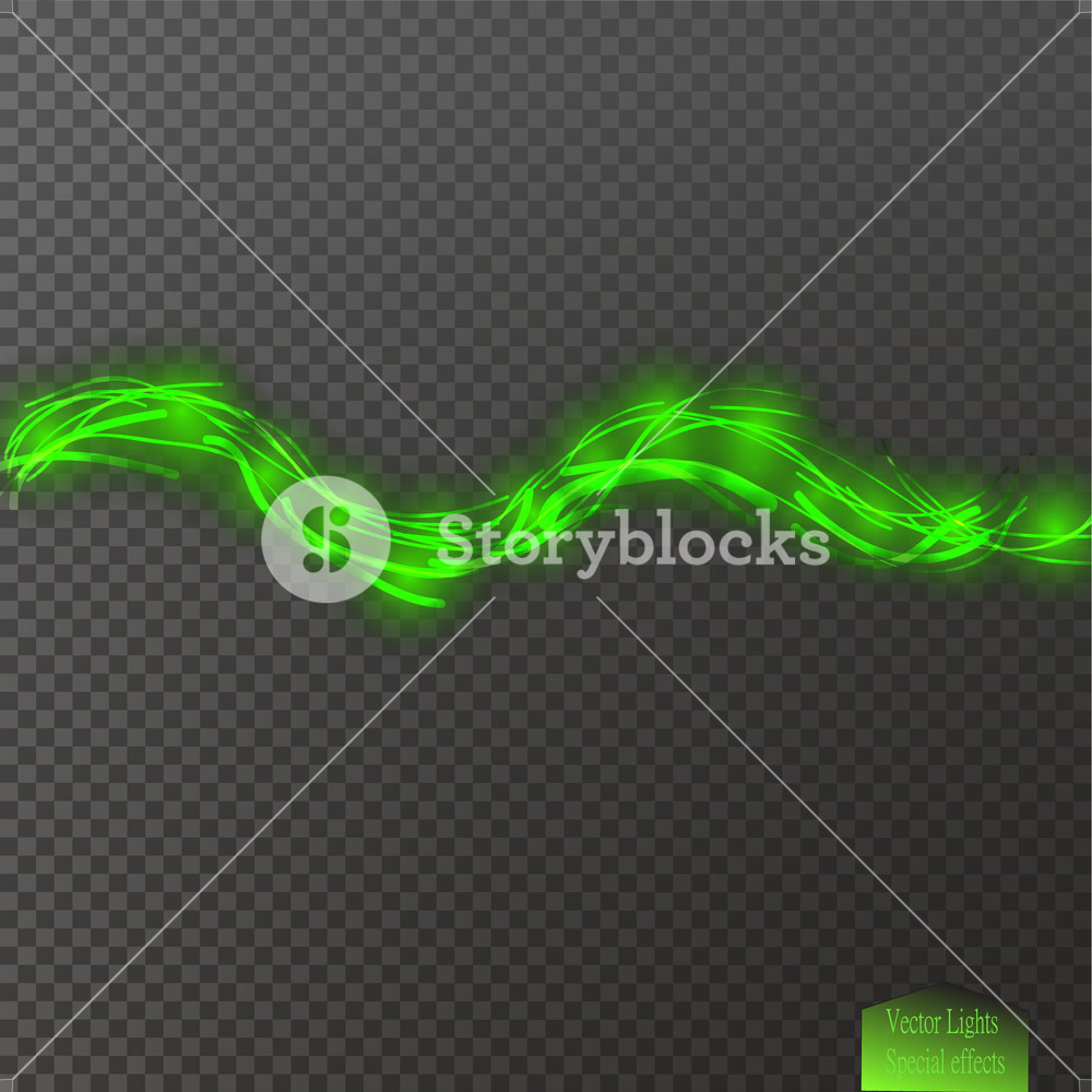 1000x1000 Vector Magic Glowing Swirl Trail Transparent Light Effect. Bright