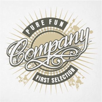 350x350 Pure Fun Company T Shirt Design In Vector Graphic Yougraph