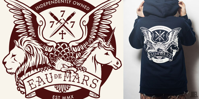 667x334 33 Cool T Shirt Designs With Ribbons With Vector Freebie