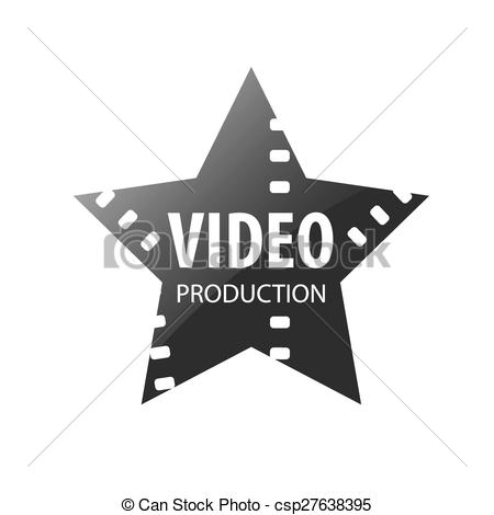 450x470 Vector Logo Video Shooting Star .