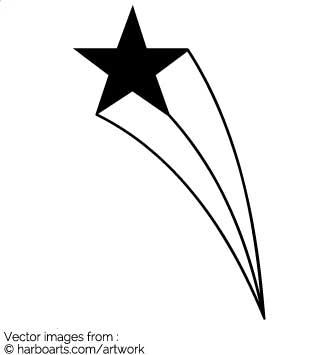 Vector Shooting Star at GetDrawings | Free download