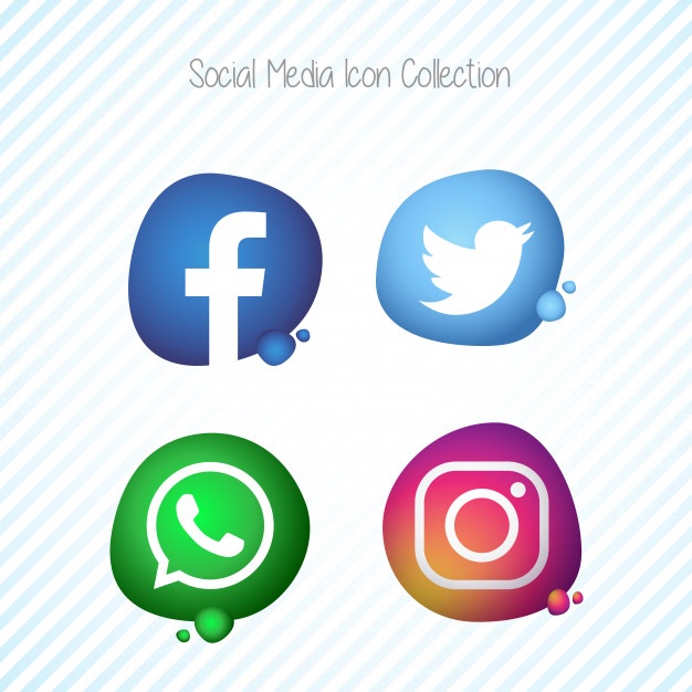 626x626 Free Vector Social Media Icons
