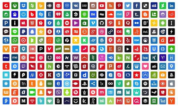 702x424 250 Free Premium Vector Social Media Icons 2016 3