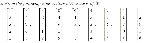 499x147 Vector Space Test