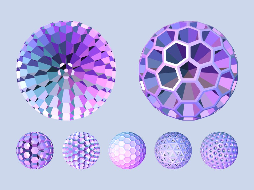 1024x765 3 D Spheres Vectors Vector Art Amp Graphics