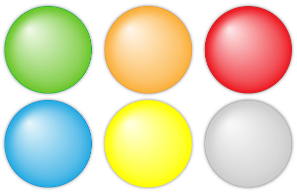 589x384 6 Free Spheres Vector Artwork