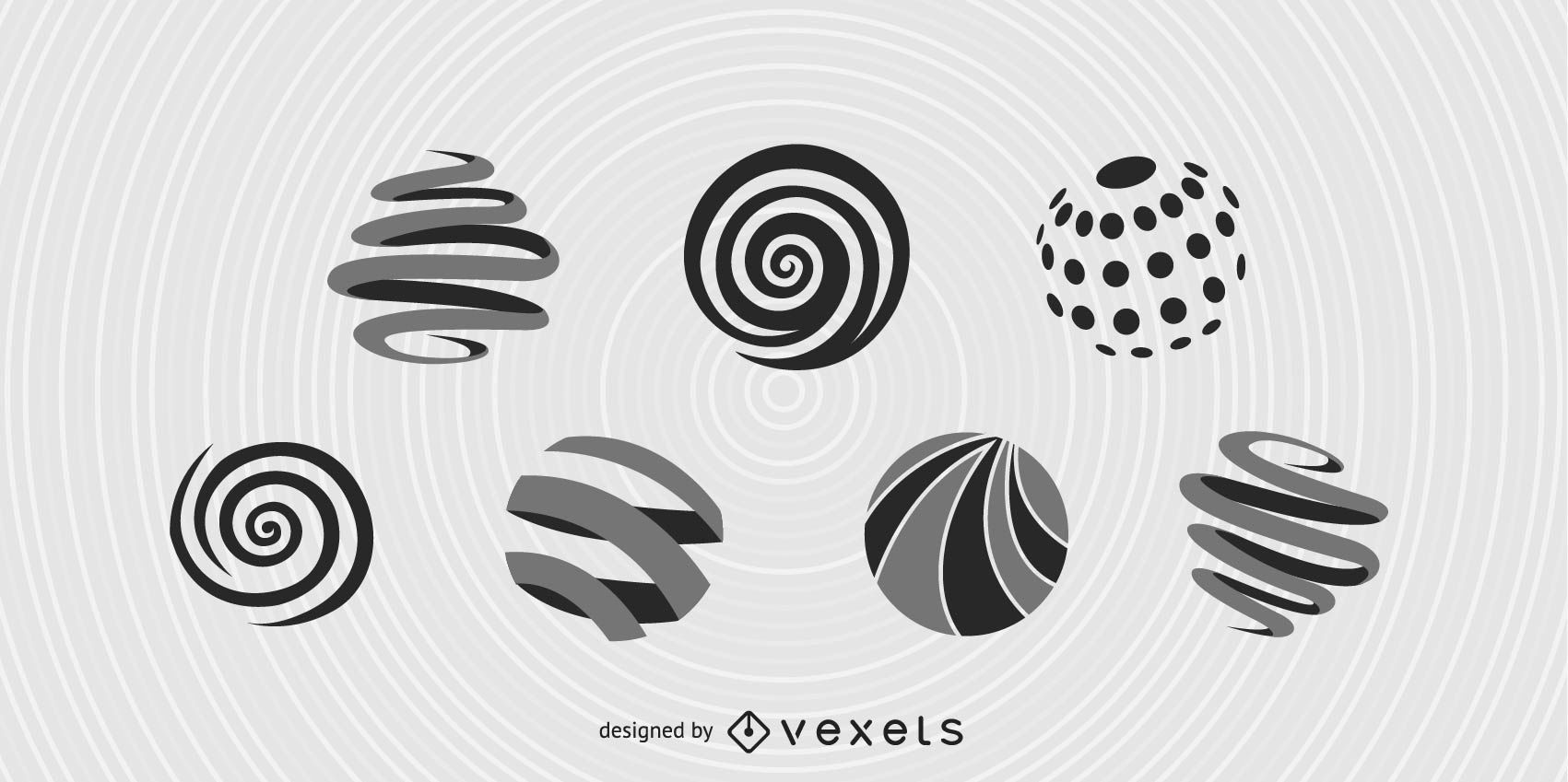 1701x849 7 Free Spiral Vector Spheres