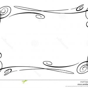 300x300 Flourish Vector Frame Rectangle Squiggles Twirls Embellishments