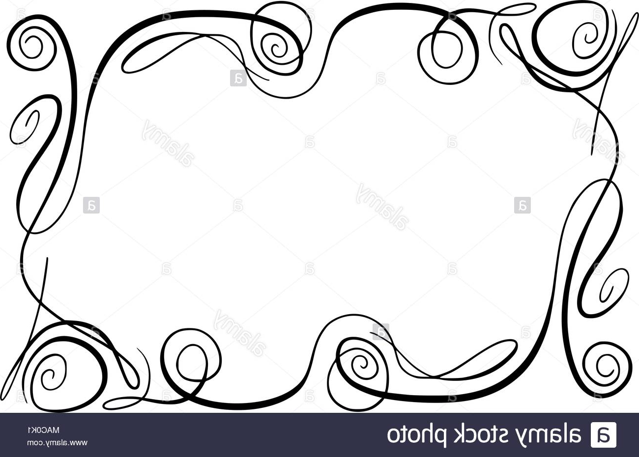 1300x931 Frame Designs In Pencil Drawing Flourish Vector Frame. Rectangle
