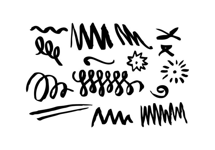 700x490 Squiggles Free Vector Art