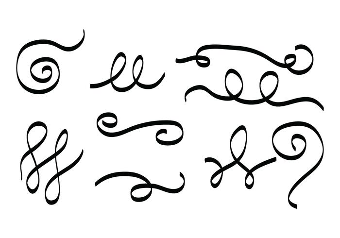 700x490 Swirls And Squiggles Vector Set