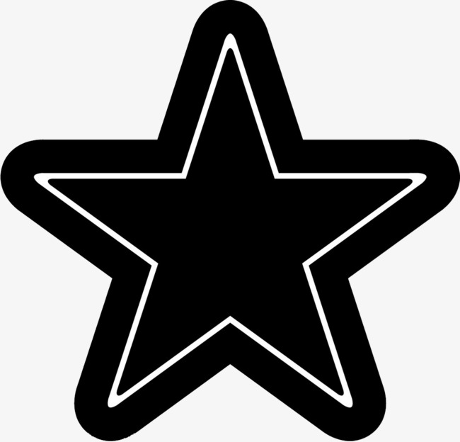 650x624 Black Star Vector, Star Clipart, Vector Graphics, Luxury Png Image