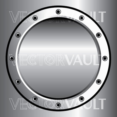 400x399 Buy Vector Steel Ship Portal Window Icon Logo Graphic Royalty Free