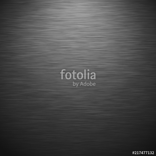 500x500 Dark Brushed Metal Texture With Lighting. Vector Steel Background