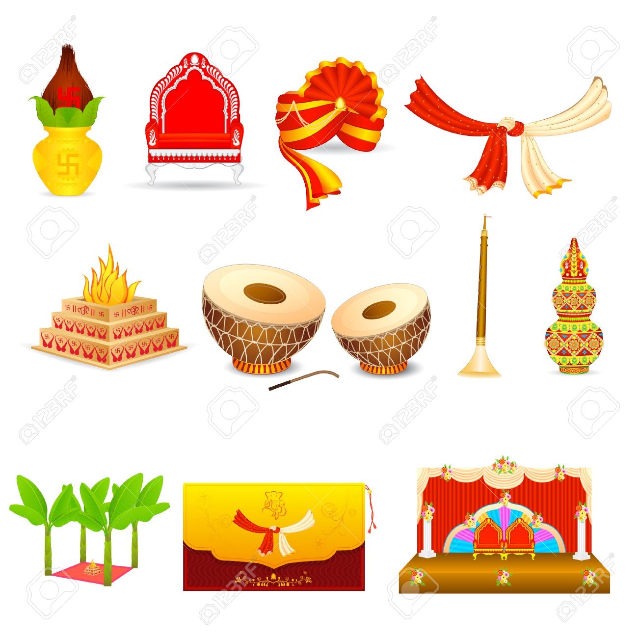 1300x1300 Collection Of Indian Wedding Vector Clipart Free Download