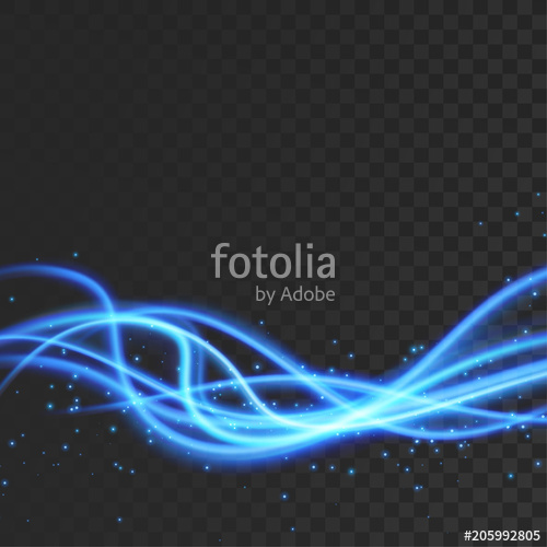 500x500 Blue Futuristic Transparent Motion Light Streaks Over Dark