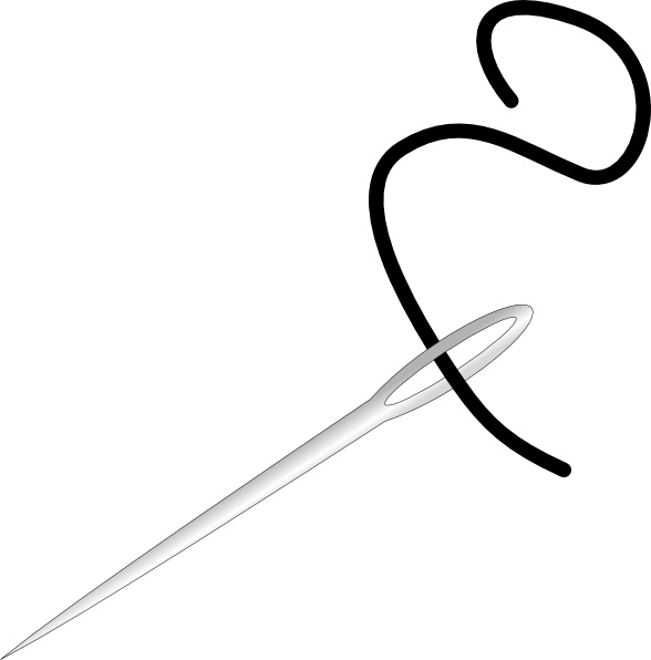 588x596 Needle And String Clip Art Free Vector In Open Office Drawing Svg