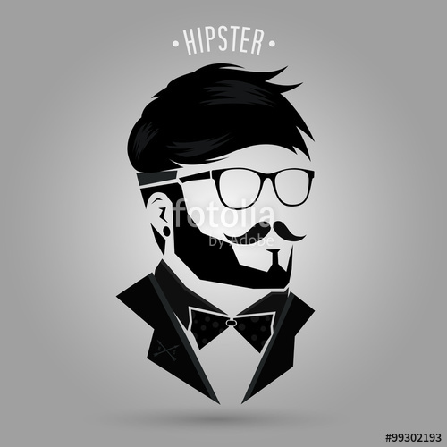 500x500 Hipster Hair Style 04 Stock Image And Royalty Free Vector Files