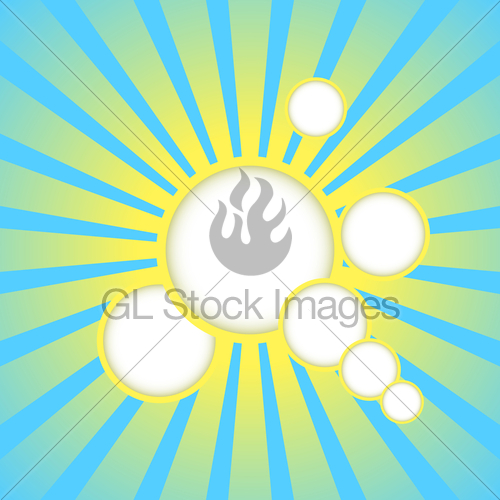 500x500 Vector Sun Rays Background. Gl Stock Images
