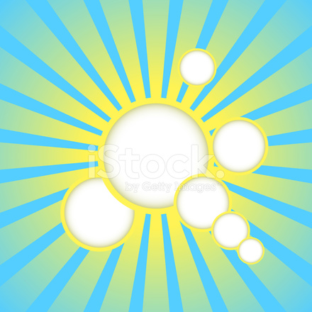 440x440 Vector Sun Rays Stock Vector