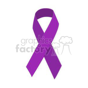 300x300 Royalty Free Purple Support Ribbon 381627 Vector Clip Art Image