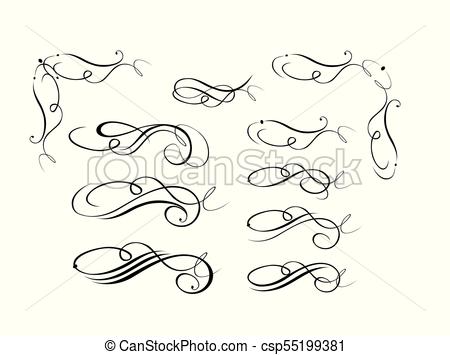 450x355 Vintage Swashes And Rulers Collection.