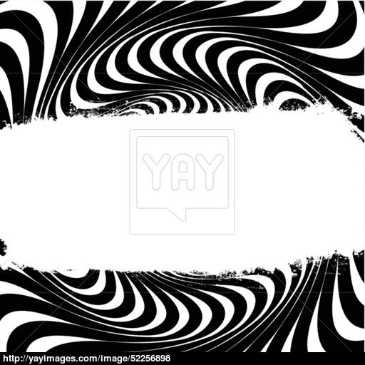 512x512 Black And White Swirl Lines With Grunge Label. Vector. Vector