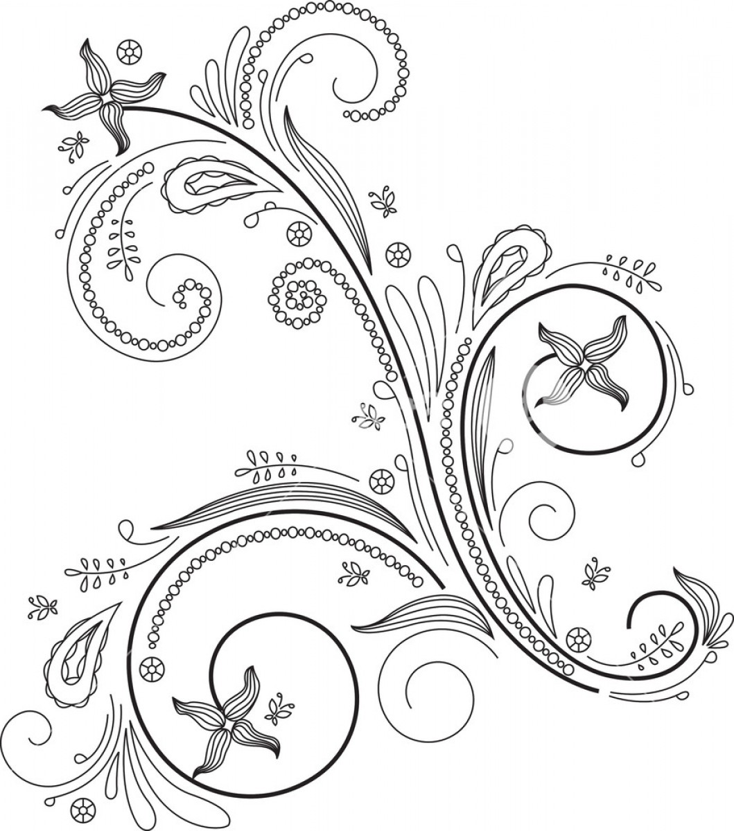 1059x1200 Floral Swirl Vector Element Swpvhnx Jgmmkx Shopatcloth