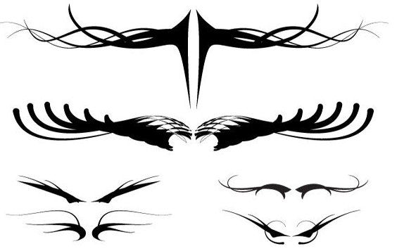 564x357 Swirls, Ornaments, Swooshes Free Vector Download 171381 Cannypic