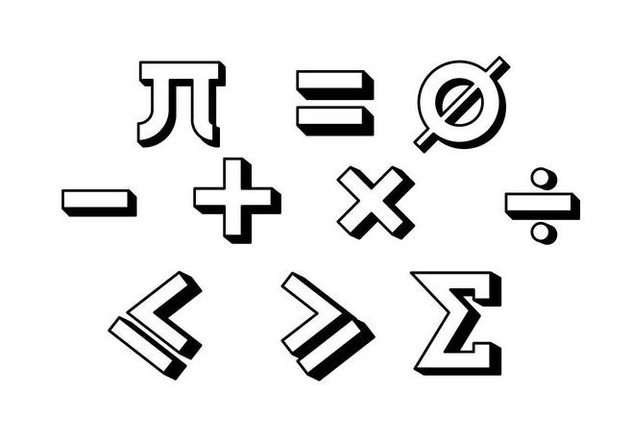 632x443 Free Math Symbol Vector Free Vector Download 429077 Cannypic