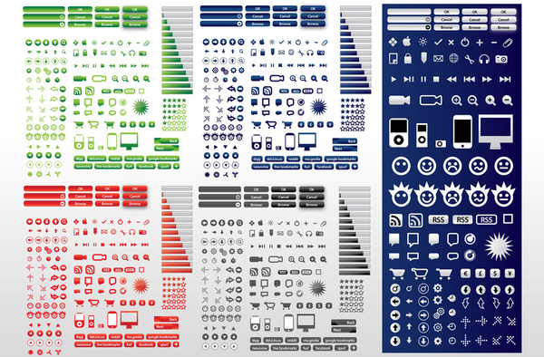 600x394 Computer Symbols Free Vector In Adobe Illustrator Ai ( .ai