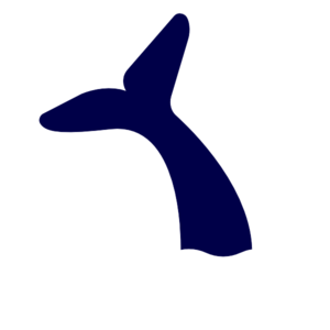 300x300 Blue Whale Tail Clip Art