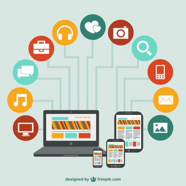 626x626 Technology Devices Infographic Vector Free Download