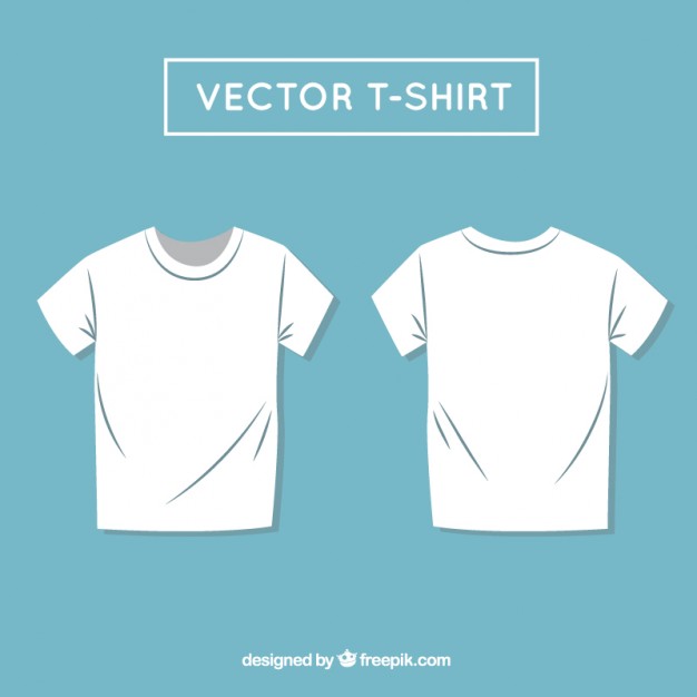 626x626 White Sports Tee Vector Free Download
