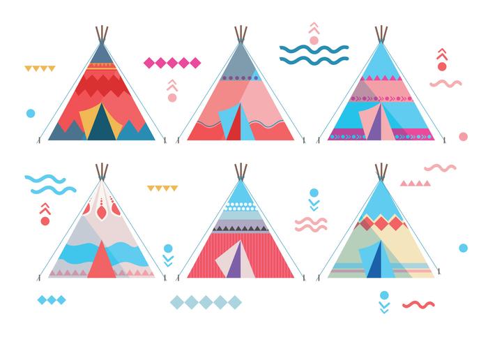 700x490 Teepee Vectors