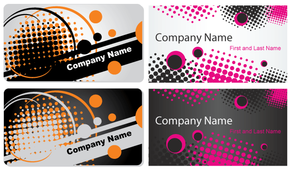 600x350 Free Abstract Business Card Vector Template Psd Files, Vectors